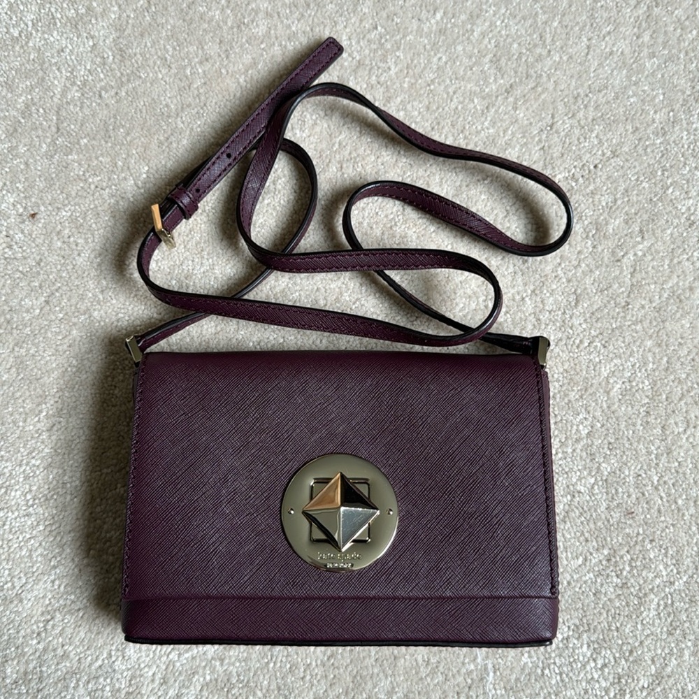 Kate Spade Maroon Crossbody